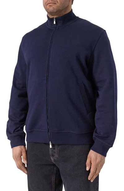 Толстовка из хлопка и кашемира BRUNELLO CUCINELLI, арт. MM8319089G, фото 3