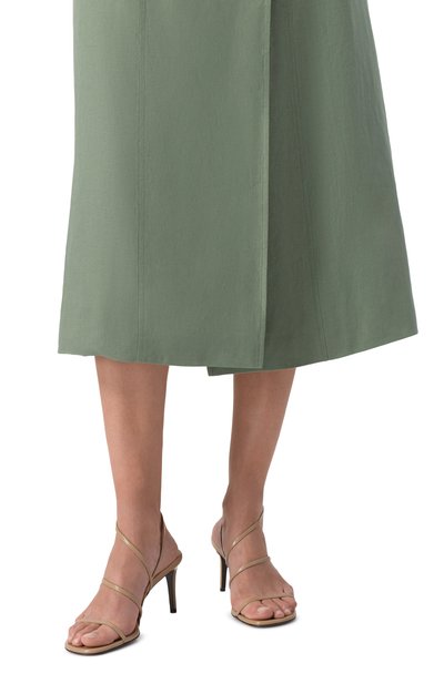 Кожаные босоножки loop KHAITE, арт. F3075920/L920, фото 3