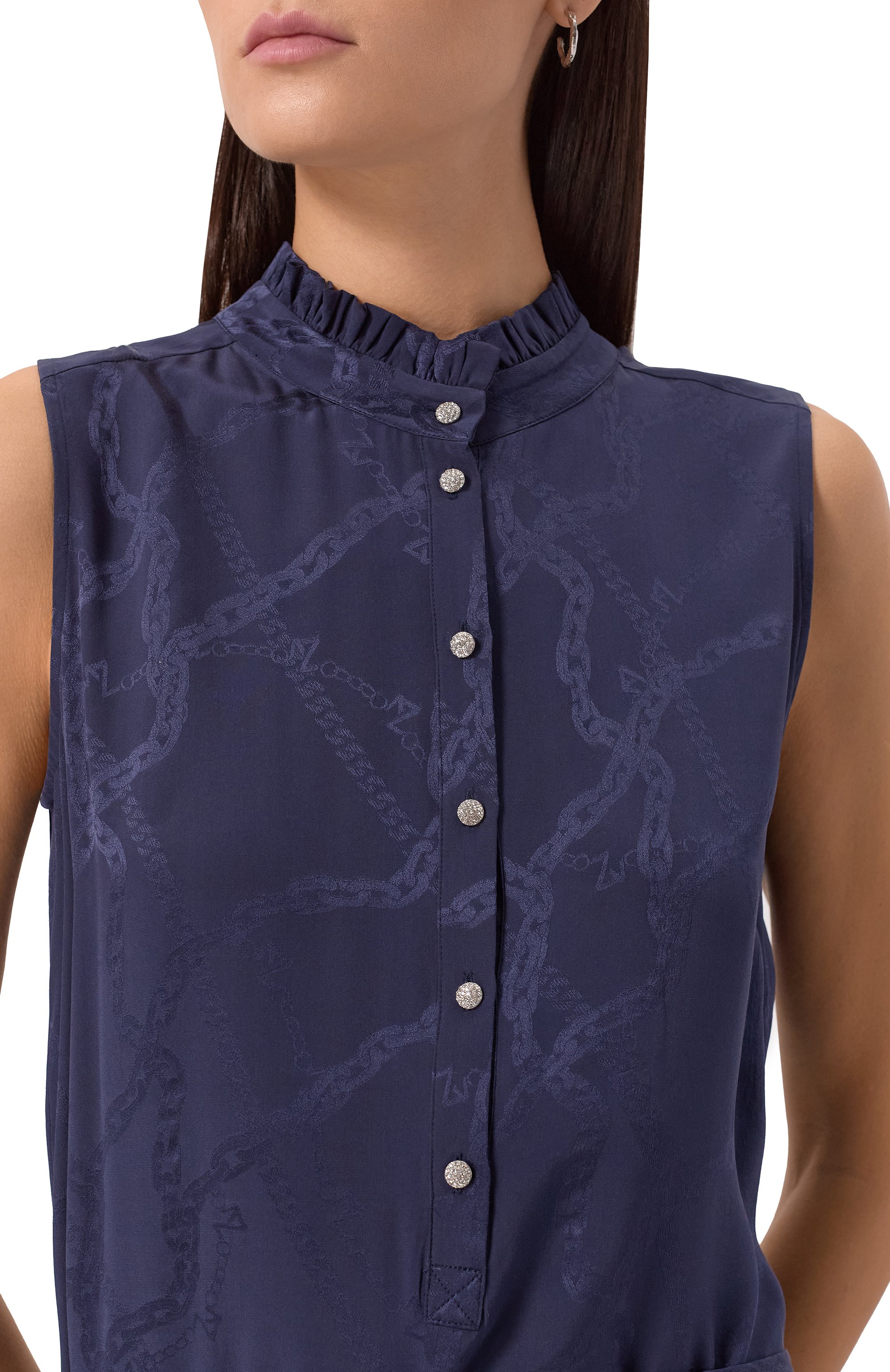 Шелковое платье ZADIG AND VOLTAIRE, арт. WWDR02525, фото 5