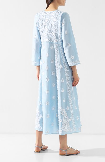 Шелковое платье MUZUNGU SISTERS, арт. EMBR0IDERED SILK DRESS/IN075, фото 4