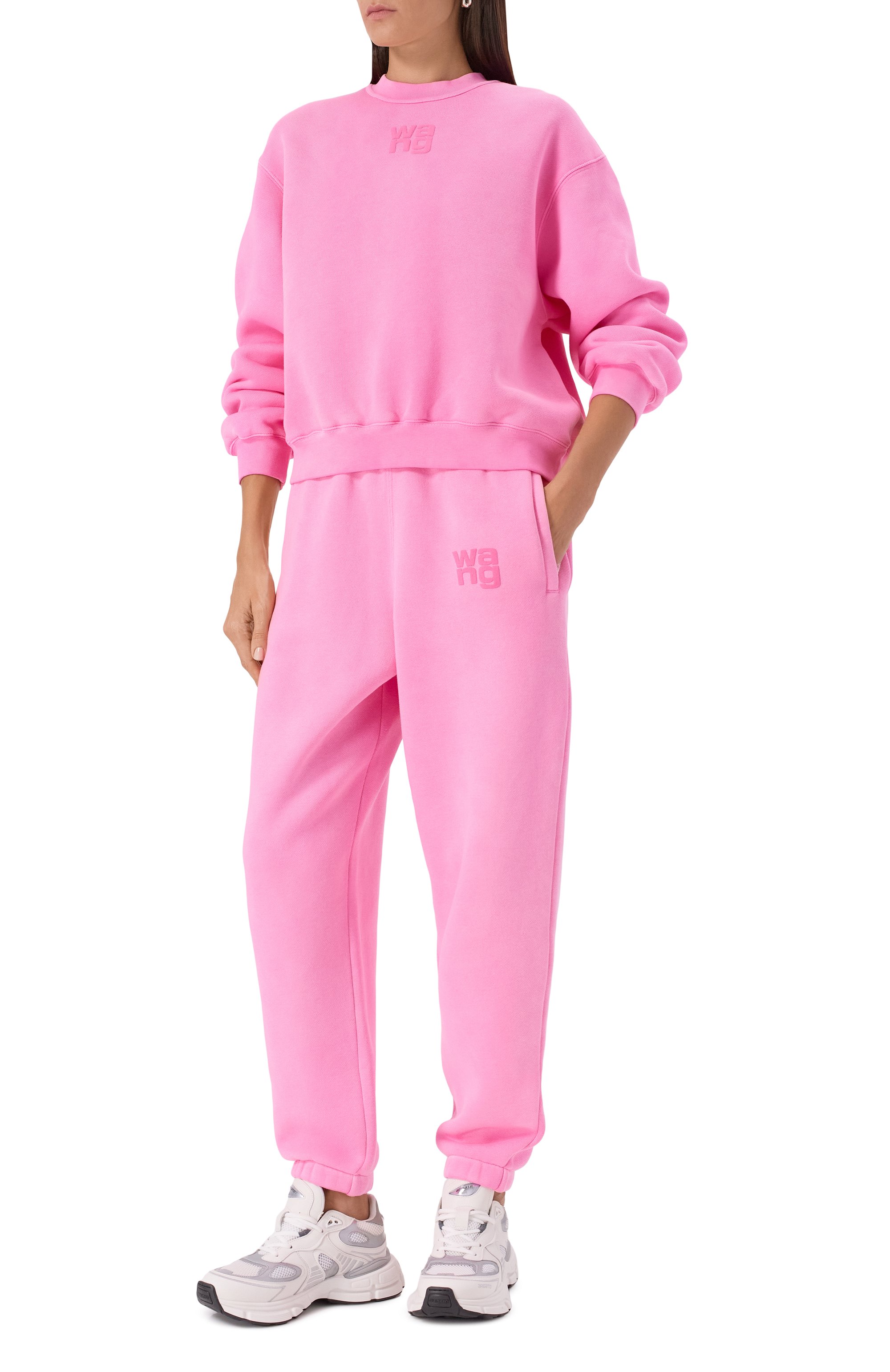 Хлопковые джоггеры ALEXANDERWANG.T, арт. 4CC3244403, фото 2