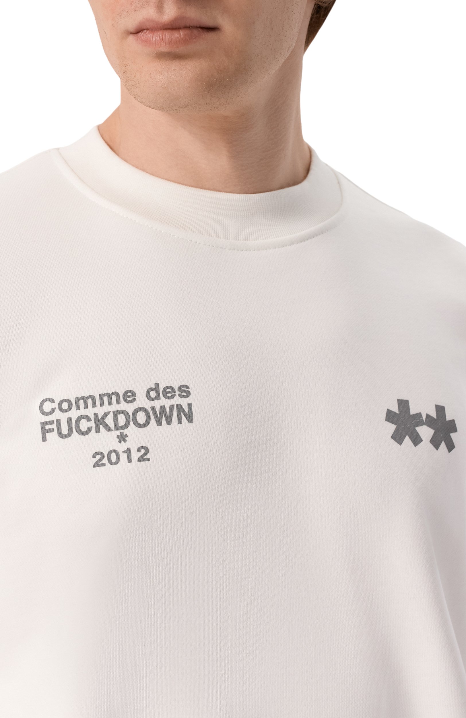 Хлопковый свитшот COMME DES FUCKDOWN, арт. CFABU00101, фото 5