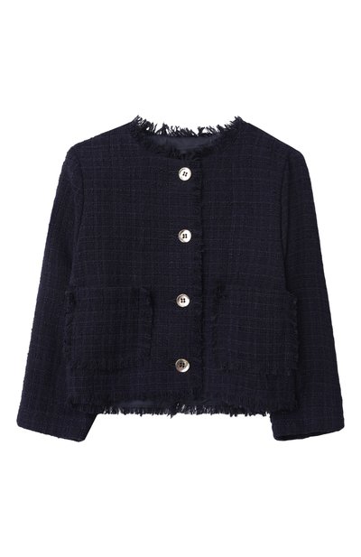 Твидовый жакет IL GUFO, арт. P25GR217C5052/5A-8A