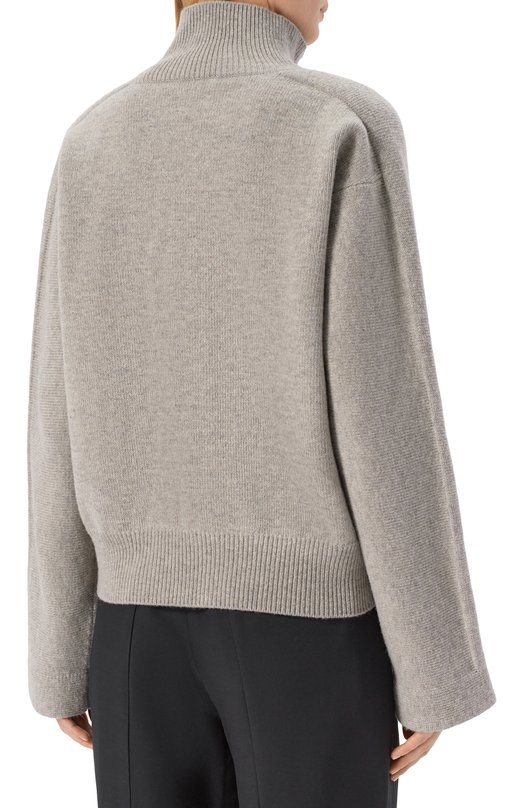 Кардиган из шерсти и хлопка Jil Sander J02HP0035/J14804 Серый  J02HP0035/J14804 Фото 4