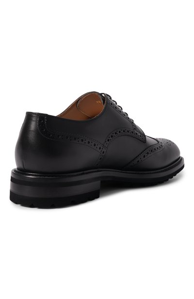 Кожаные дерби KITON черного цвета по цене 146500 руб., арт. USSA465N01508, фото 4 Кожаные дерби KITON, арт. USSA465N01508, фото 4