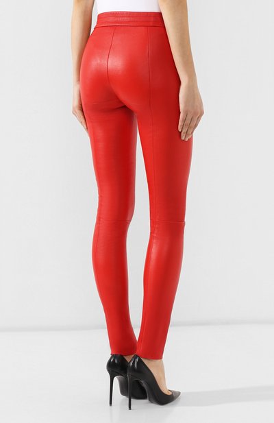 Кожаные легинсы DROME, арт. DPD1890P/D074P, фото 4