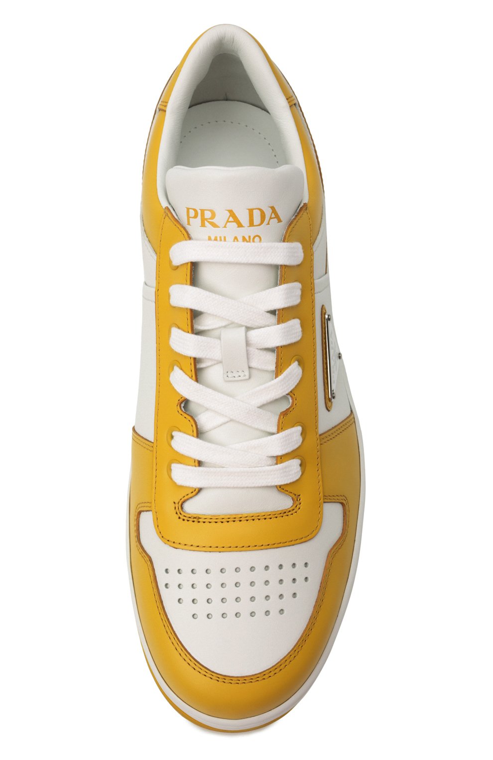 Кожаные кеды PRADA, арт. 2EE364-3LKG-F0A7U, фото 6