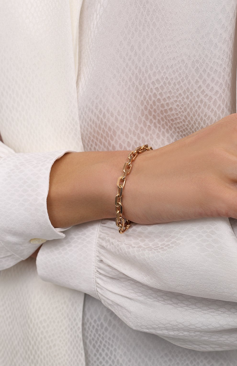 Серебряный браслет покрытый золотом MOONKA, арт. ch-br-g, фото 2