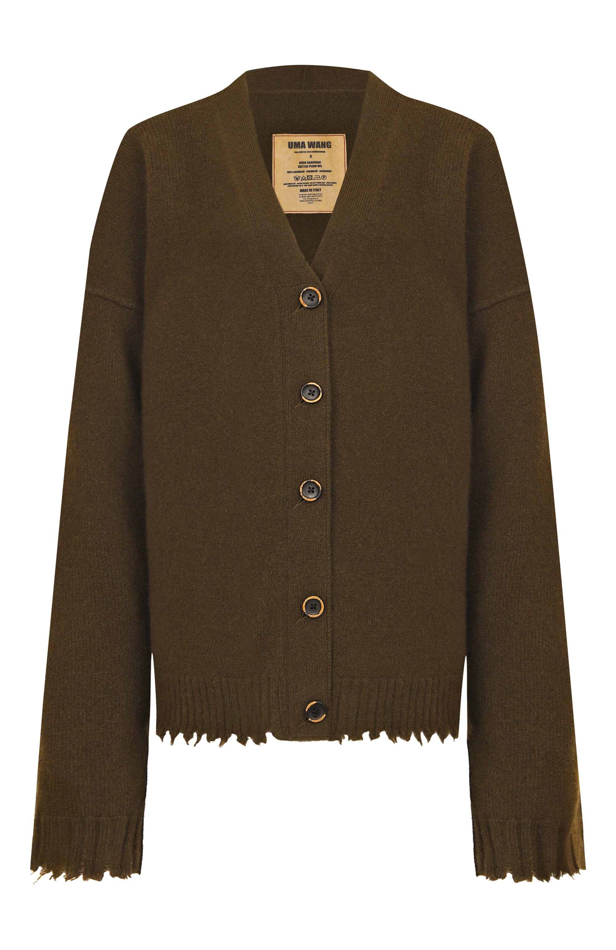 Кашемировый кардиган UMA WANG, арт. S3 M UK7156, фото 1