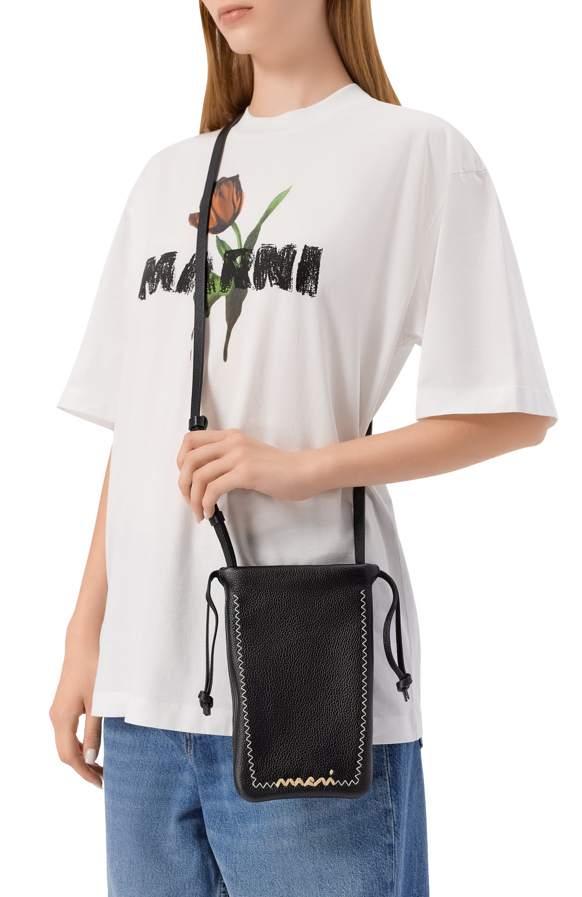 Кожаный чехол для телефона MARNI, арт. TEM00035U0/P6533, фото 2