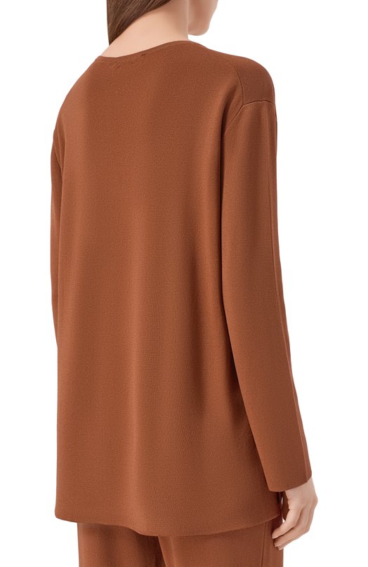 Пуловер из вискозы Gran Sasso 57214/27814 Коричневый  57214/27814 Фото 4