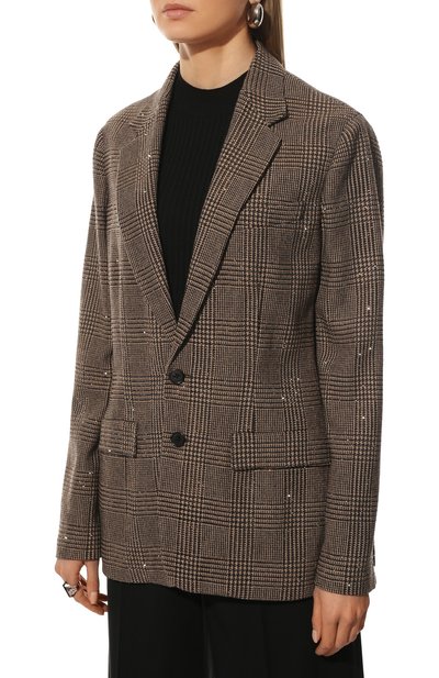 Шерстяной жакет с отделкой стразами RALPH LAUREN, арт. 290858197, фото 3