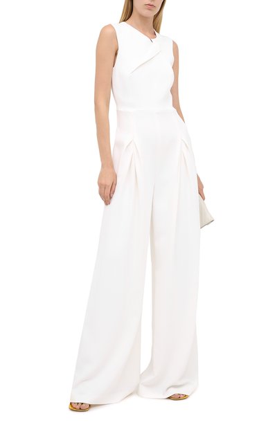 Комбинезон ROLAND MOURET белого цвета по цене 216500 руб., арт. PW20/S0918/F2241, фото 2 Комбинезон ROLAND MOURET, арт. PW20/S0918/F2241, фото 2