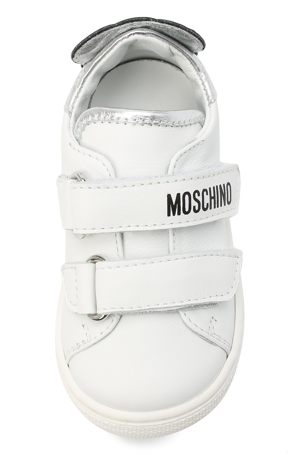 Кожаные кеды MOSCHINO, арт. 67385/KIPS/LAMINAT0/18-26, фото 4