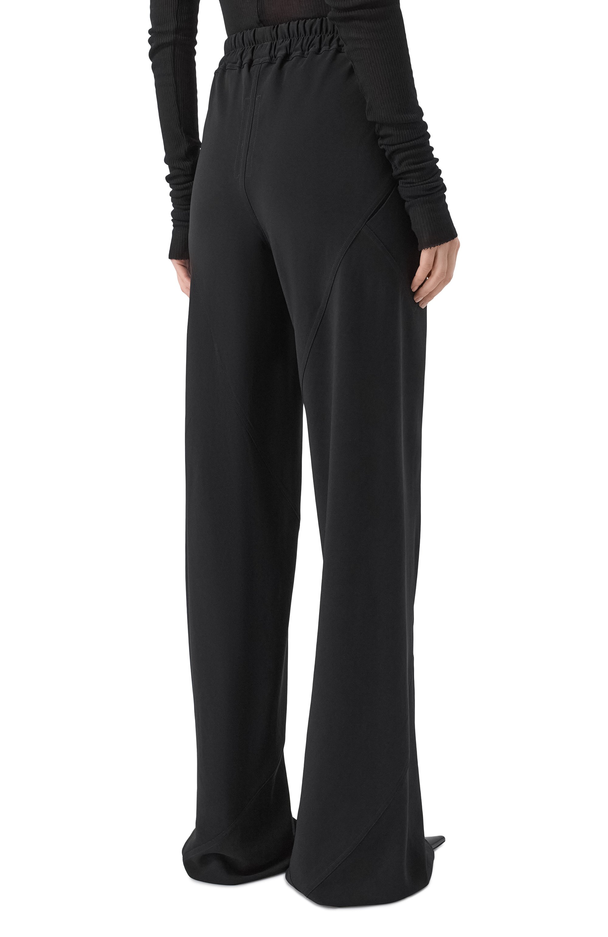 Брюки RICK OWENS черного цвета по цене 98450 руб., арт. RP02F5304/HY, фото 4 Брюки RICK OWENS, арт. RP02F5304/HY, фото 4