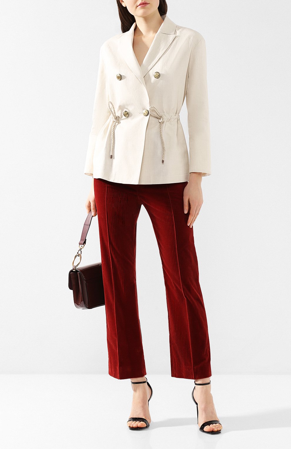 Жакет из смеси хлопка и льна BRUNELLO CUCINELLI, арт. MF5798493, фото 2