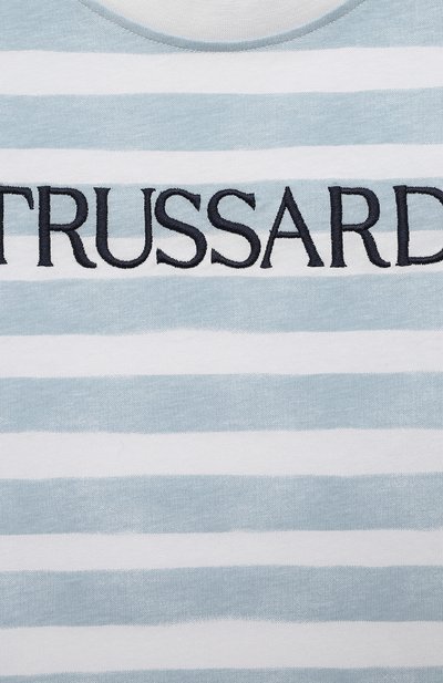 Хлопковая футболка TRUSSARDI JUNIOR, арт. TBP23012TS, фото 3