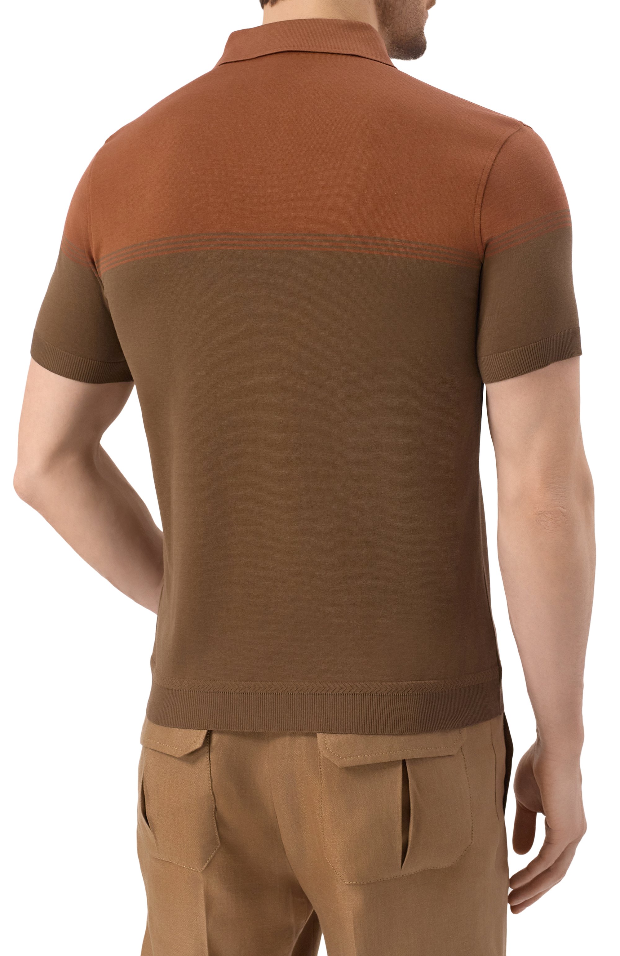 Хлопковое поло CORNELIANI, арт. 25G526-2525002, фото 4