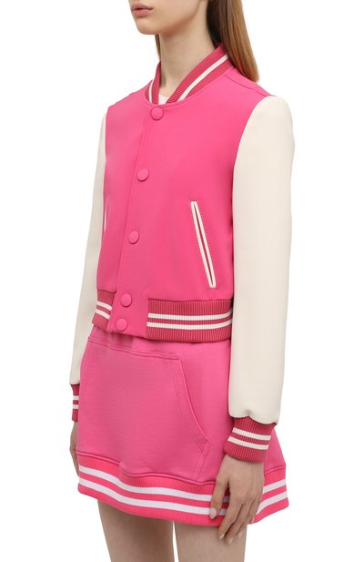 Бомбер REDVALENTINO розового цвета по цене 67700 руб., арт. XR3CIE15/6AC, фото 3 Бомбер REDVALENTINO, арт. XR3CIE15/6AC, фото 3