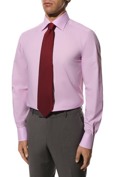 Хлопковая сорочка STEFANO RICCI розового цвета по цене 89950 руб., арт. MC003678/L108, фото 3 Хлопковая сорочка STEFANO RICCI, арт. MC003678/L108, фото 3