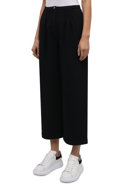 Шерстяные брюки GIORGIO ARMANI темно-синего цвета по цене 186500 руб., арт. 6KAP51/AJVQZ, фото 3 Шерстяные брюки GIORGIO ARMANI, арт. 6KAP51/AJVQZ, фото 3