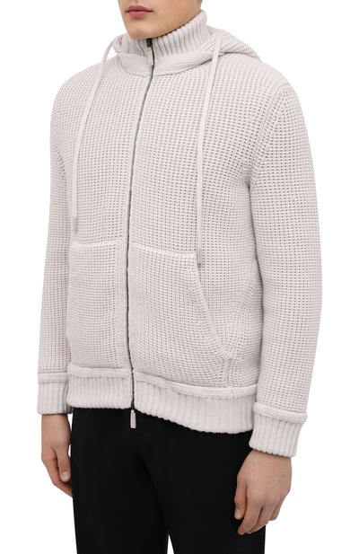 Кашемировый кардиган с подкладкой из нутрии ZEGNA, арт. UYK52/77P, фото 3