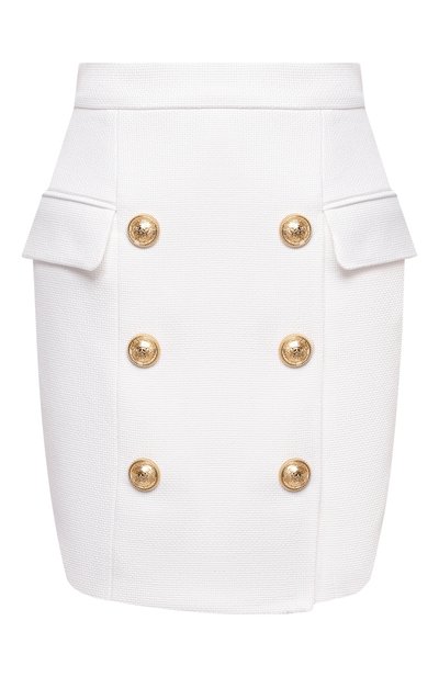 Женская хлопковая юбка BALMAIN, арт. VF14004/C208