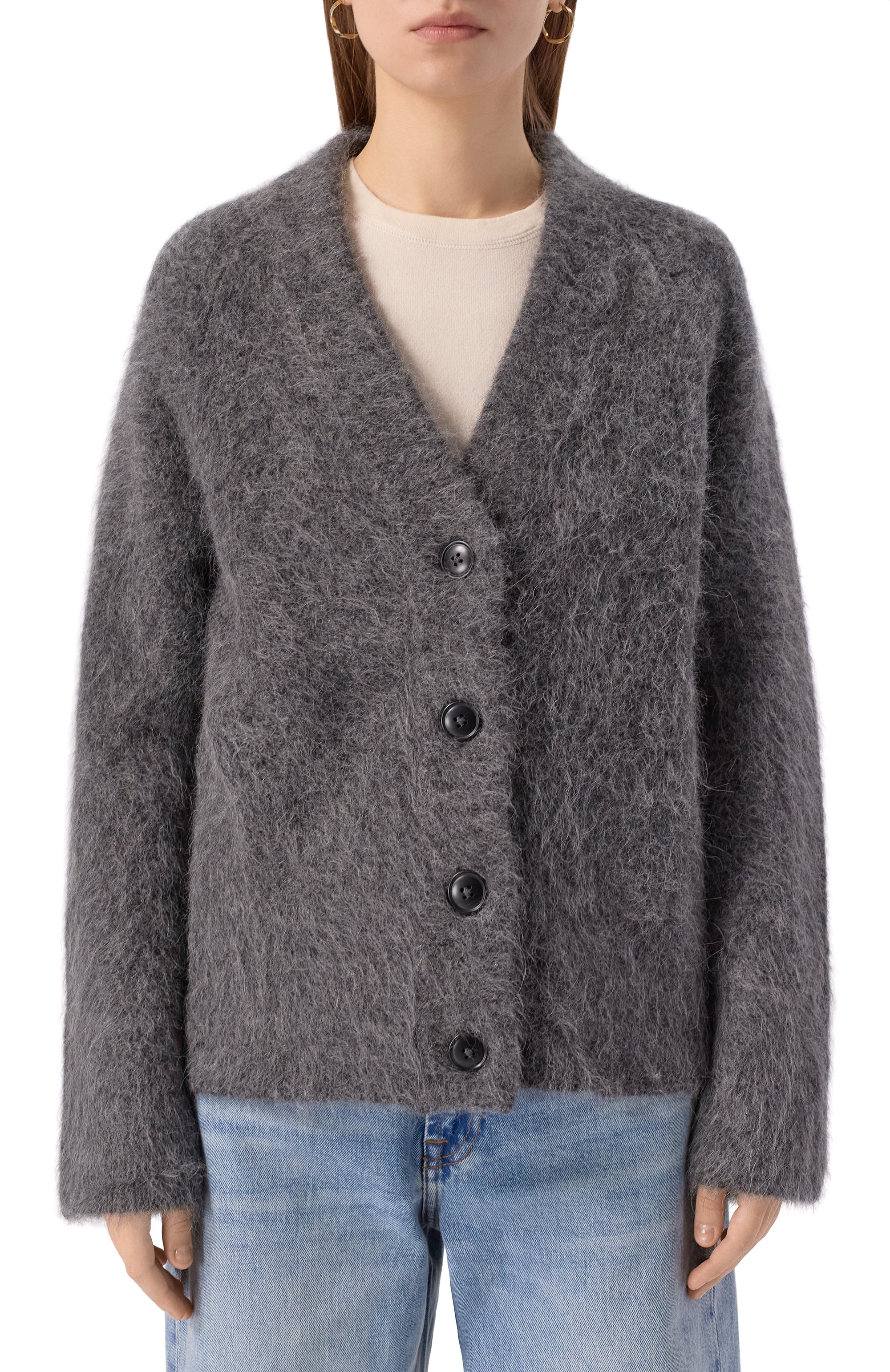 Шерстяной кардиган LOULOU DE SAISON, арт. LYNN, фото 3