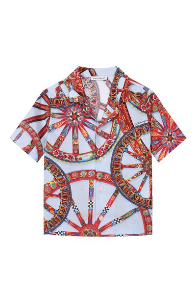 Хлопковая рубашка DOLCE & GABBANA, арт. L14S37/HS5VV