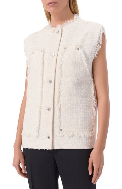 Хлопковый жилет MSGM, арт. 4041MDW02/267111, фото 3