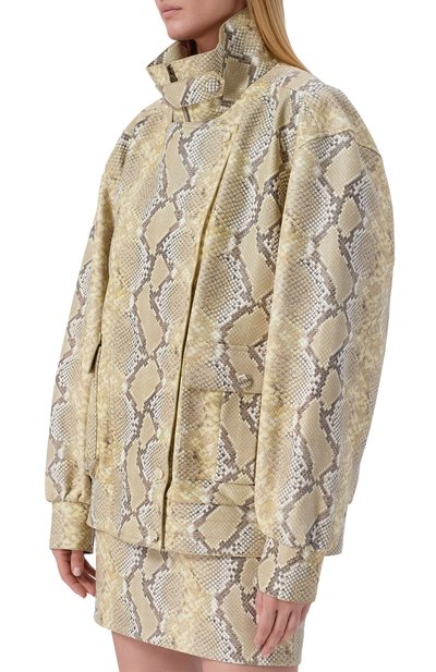 Кожаный бомбер ELIE SAAB, арт. J0203NS26/L0003, фото 3