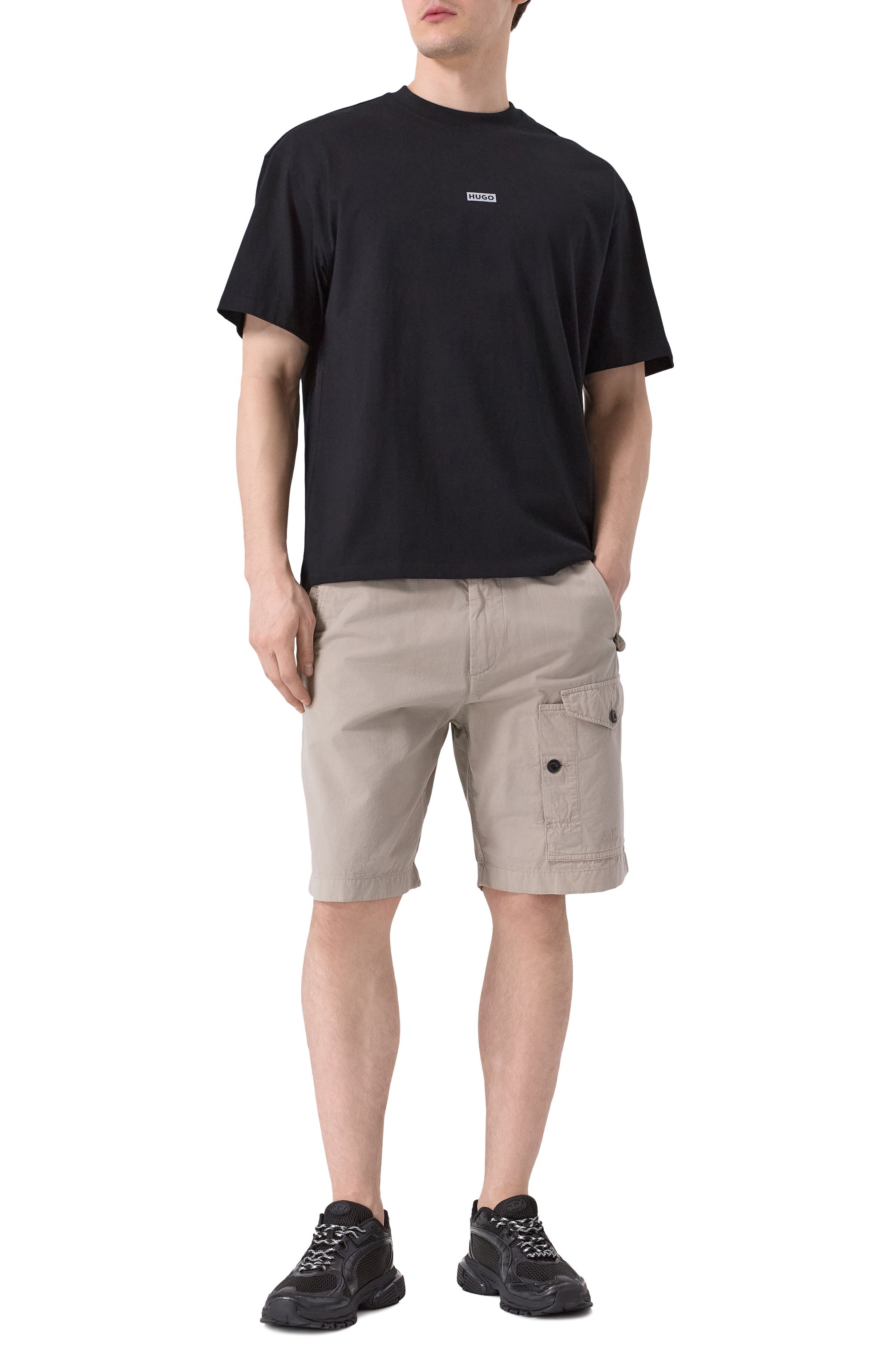 Хлопковые шорты C.P. COMPANY, арт. 18CMBE060A006475G, фото 2