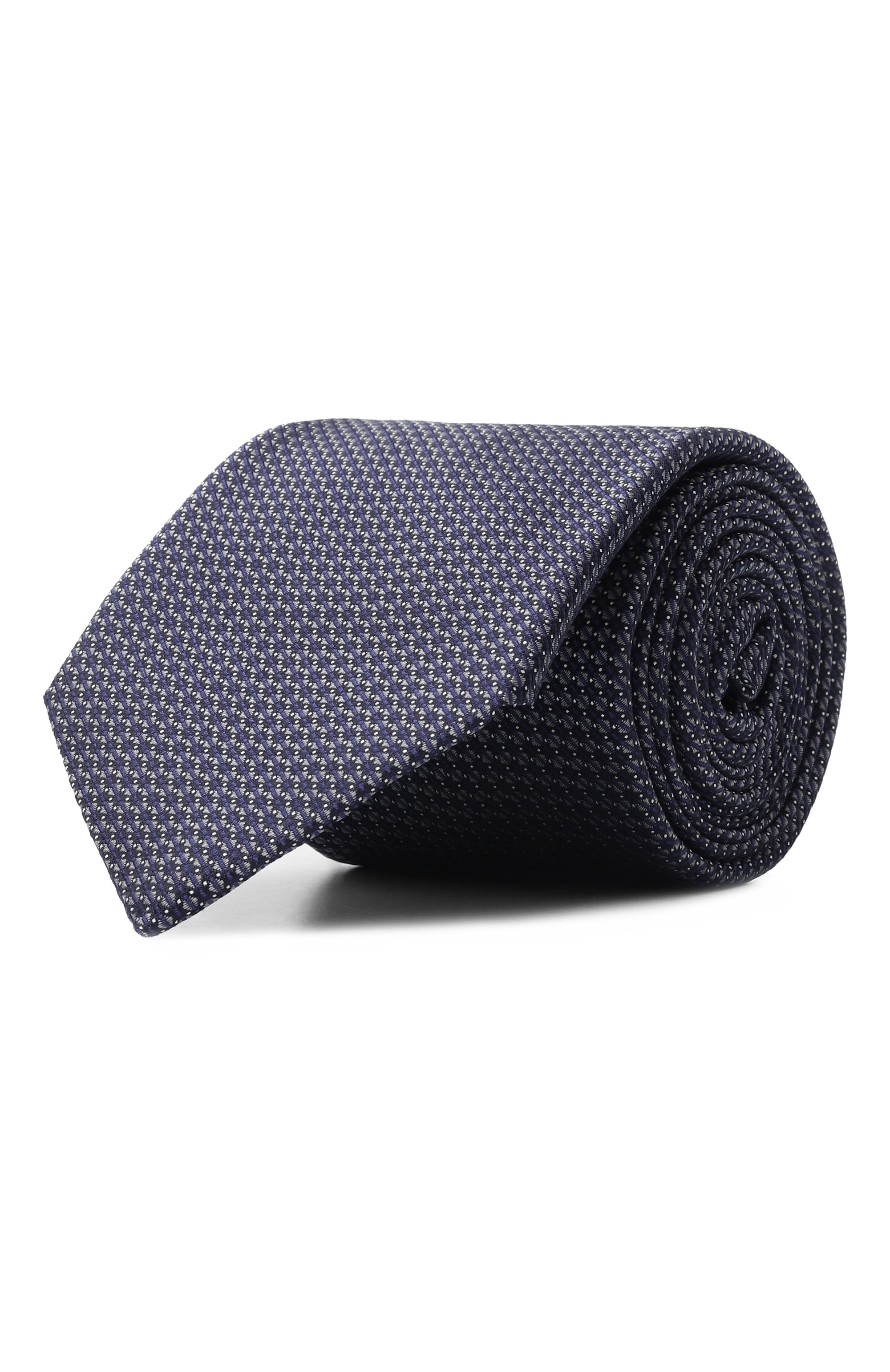 Шелковый галстук CANALI темно-синего цвета по цене 33900 руб., арт. 82/HJ04333, фото 1 Шелковый галстук CANALI, арт. 82/HJ04333, фото 1