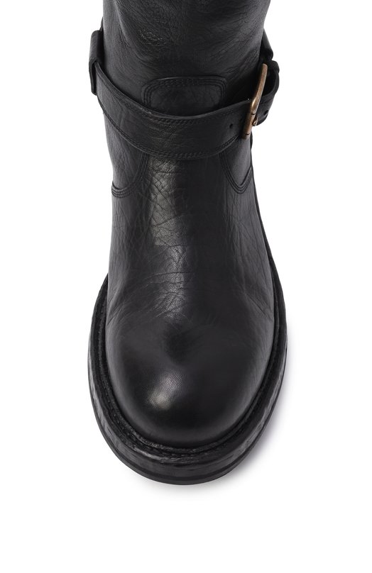 Кожаные сапоги Dolce & Gabbana A70032/AW352 Чёрный  A70032/AW352 Фото 6