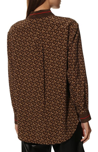 Шелковая рубашка BURBERRY, арт. 8018127, фото 4