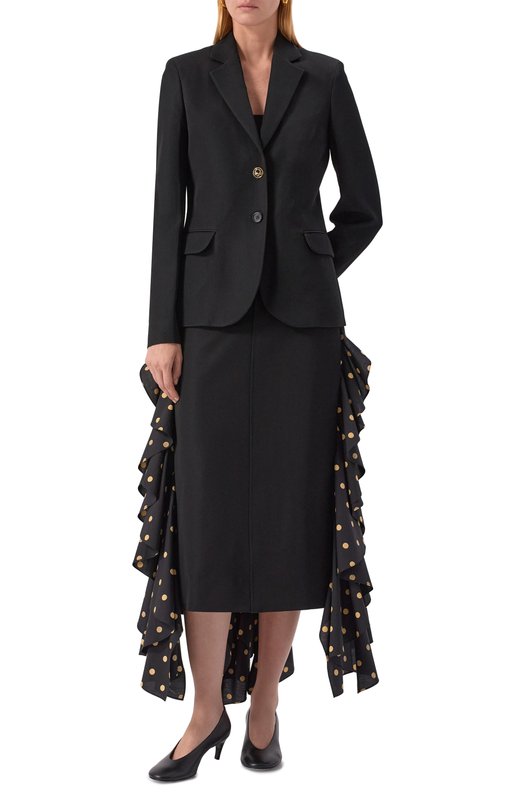 Жакет из шерсти и вискозы Moschino A0515/5437 Чёрный  A0515/5437 Фото 2