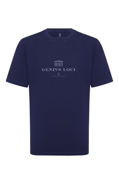 Мужская хлопковая футболка BRUNELLO CUCINELLI, арт. M0B138520