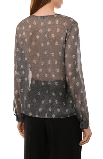 Шелковая блузка EMPORIO ARMANI, арт. EW000170/TE10522, фото 4