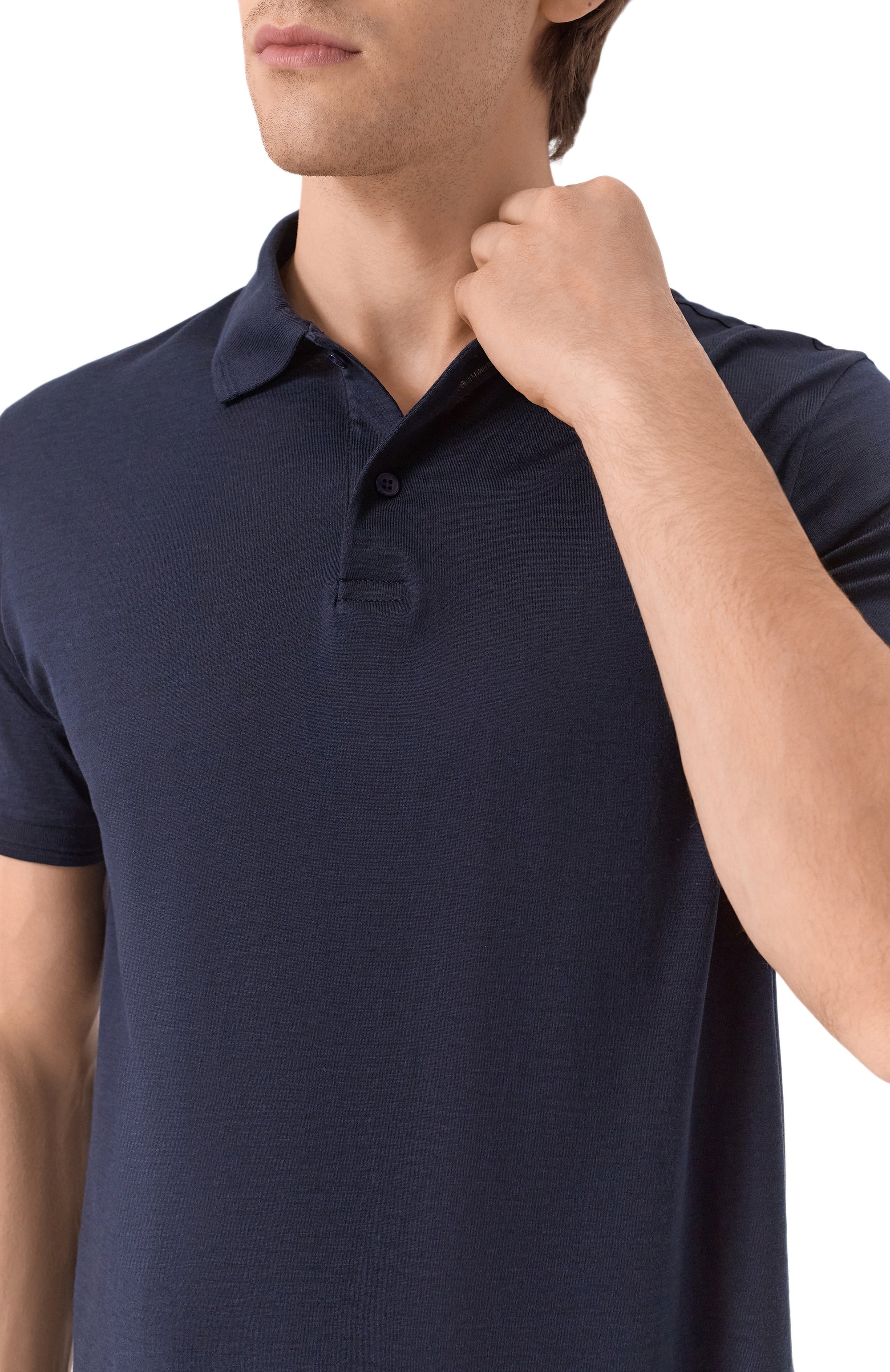 Поло из шелка и хлопка PAUL&SHARK, арт. 25411208, фото 5