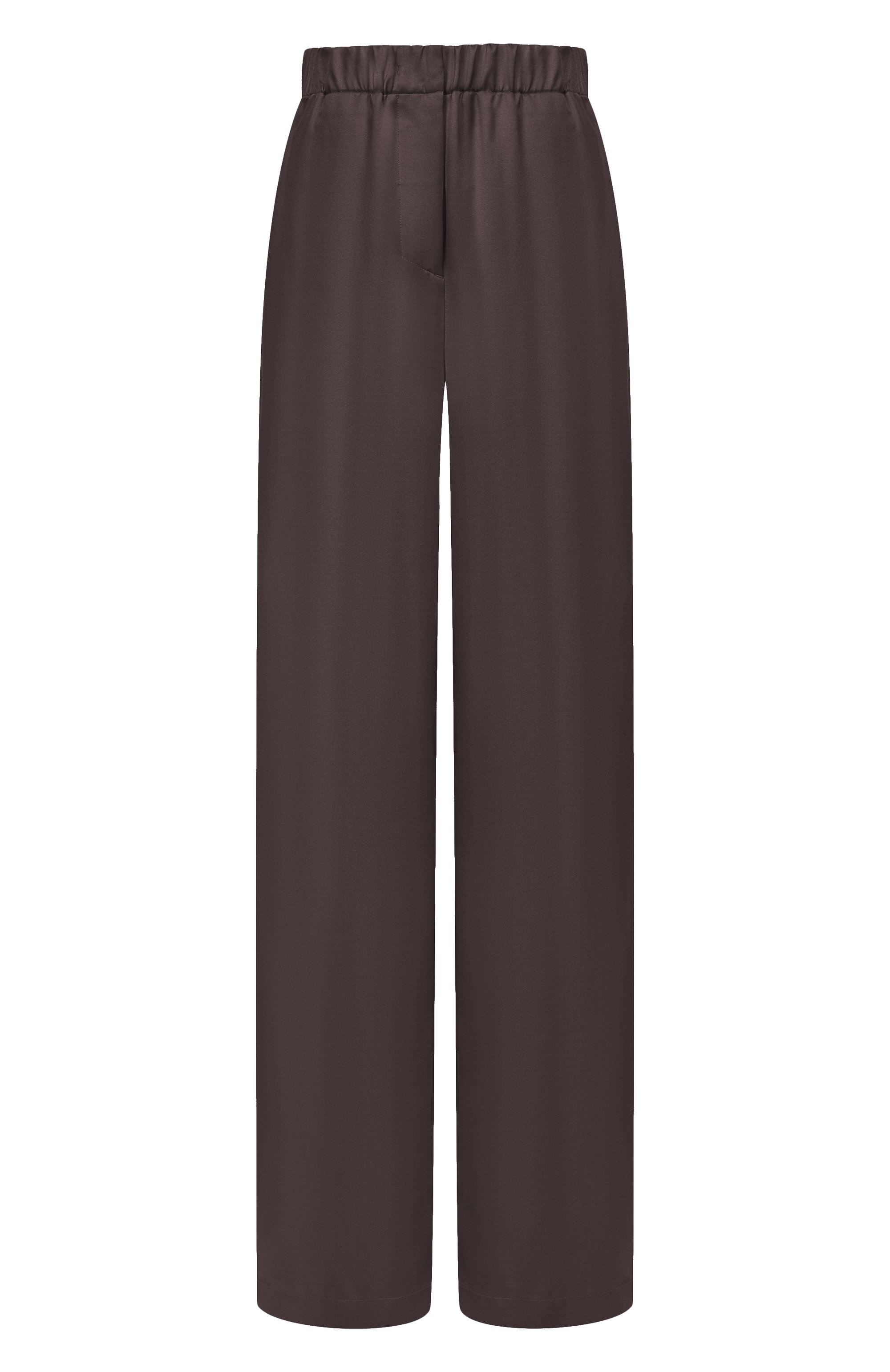 Шелковые брюки MVST темно-коричневого цвета по цене 157000 руб., арт. M26.2PW.T012/F138, фото 1 Шелковые брюки MVST, арт. M26.2PW.T012/F138, фото 1