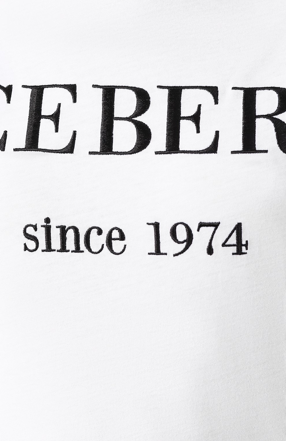 Хлопковая футболка ICEBERG белого цвета по цене 9950 руб., арт. 20E I2P0/F09A/6331, фото 5 Хлопковая футболка ICEBERG, арт. 20E I2P0/F09A/6331, фото 5