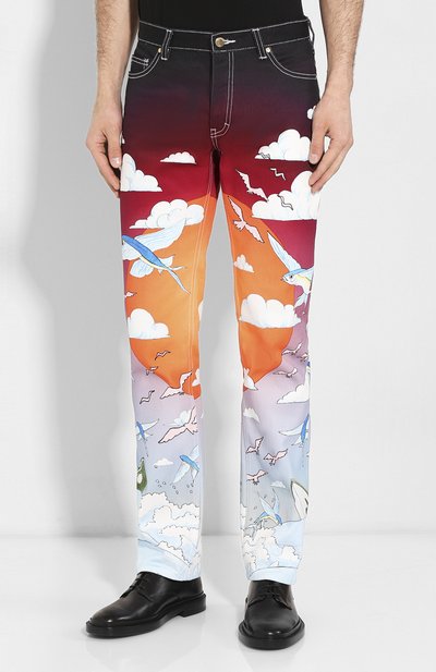 Джинсы CASABLANCA разноцветного цвета по цене 55400 руб., арт. MS20-TR-002 CASABLANCA SPEED B0AT CLUB, фото 3 Джинсы CASABLANCA, арт. MS20-TR-002 CASABLANCA SPEED B0AT CLUB, фото 3