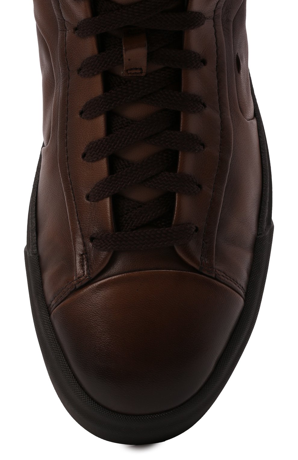 Кожаные кеды SANTONI, арт. MBGT21558NE0PG0NT50, фото 6