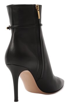 Женские кожаные ботильоны carrey 85 GIANVITO ROSSI черного цвета, арт. G73063.85RIC.VGINER0 | Фото 5 (Подошва: Плоская; Материал внешний: Натуральная кожа; Материал внутренний: Натуральная кожа; Каблук высота: Высокий; Каблук тип: Шпилька; Материал утеплителя: Без утеплителя)