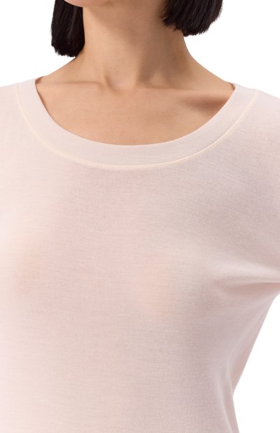 Лонгслив из шелка и кашемира HANRO, арт. 071655, фото 5