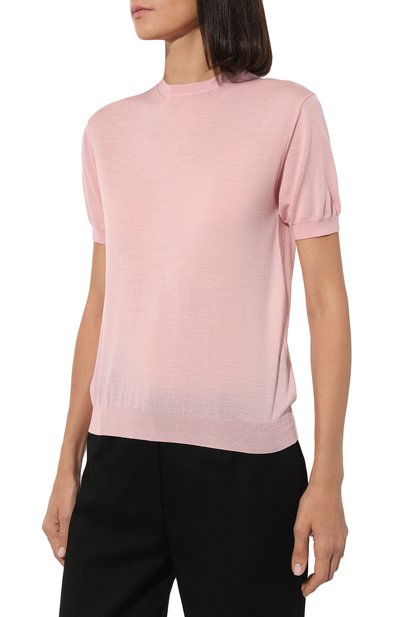 Шерстяной пуловер PRADA, арт. P24V22-J2N-F0442-162, фото 3