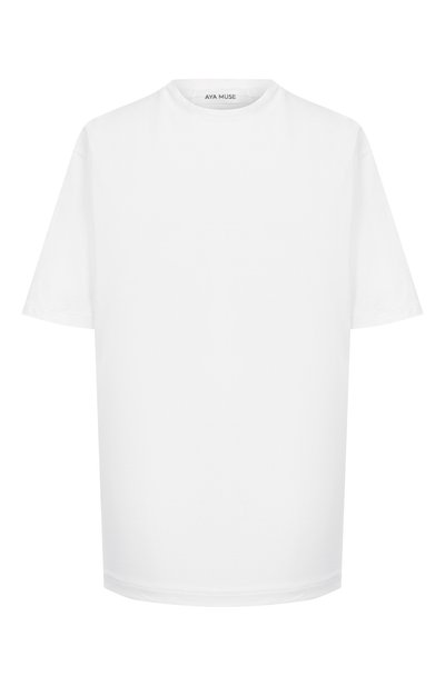 Женская хлопковая футболка AYA MUSE, арт. AMBR2504/WHITE