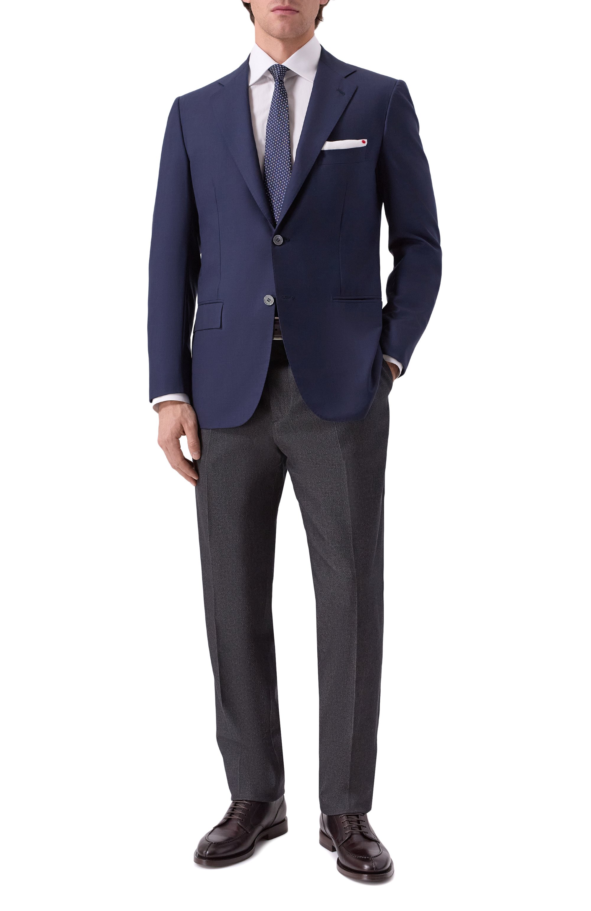 Хлопковая сорочка KITON, арт. UCCH0948301, фото 2