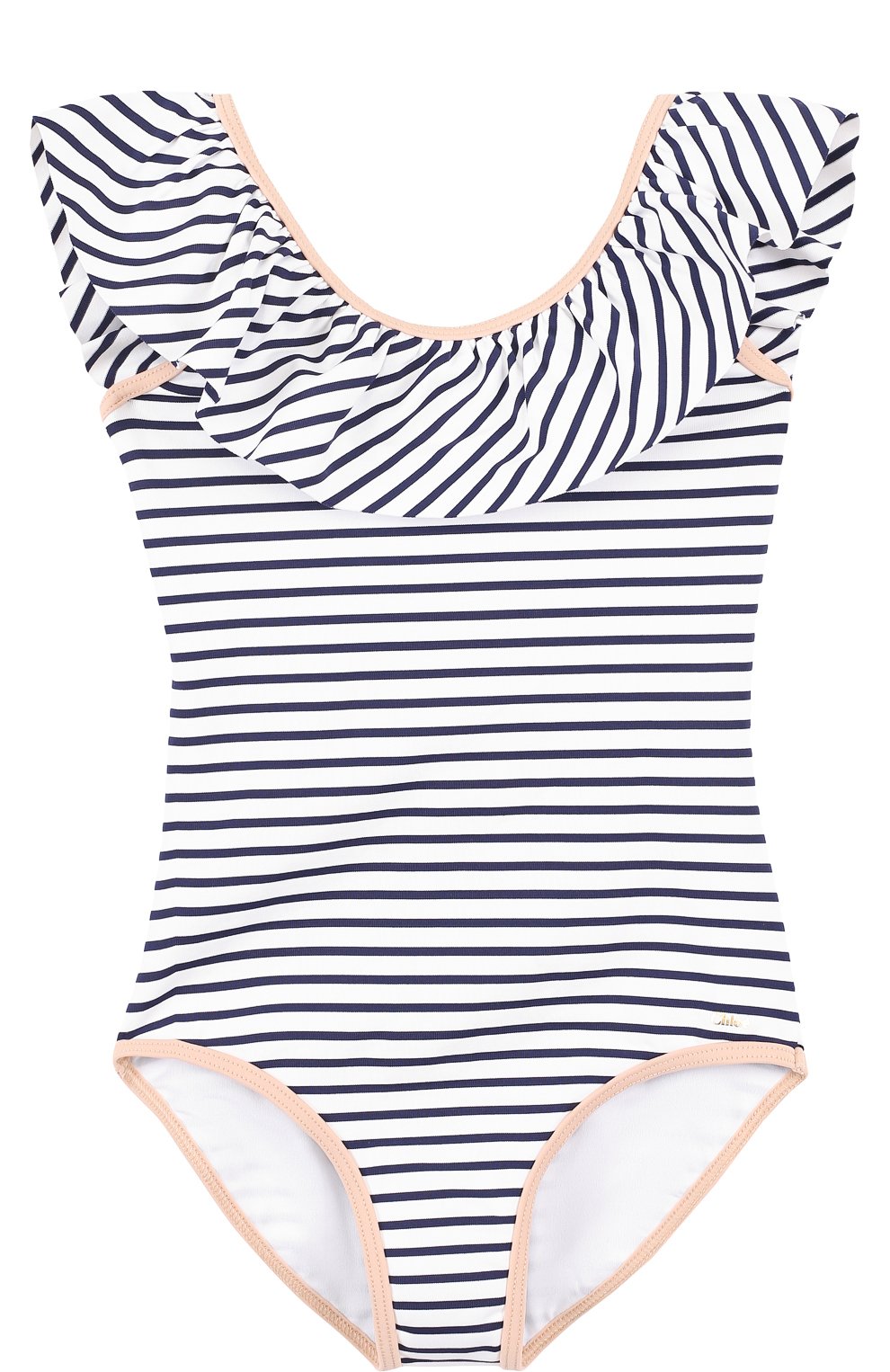 Слитный купальник с оборкой и бантом CHLOÉ, арт. C17064/2A-5A, фото 1