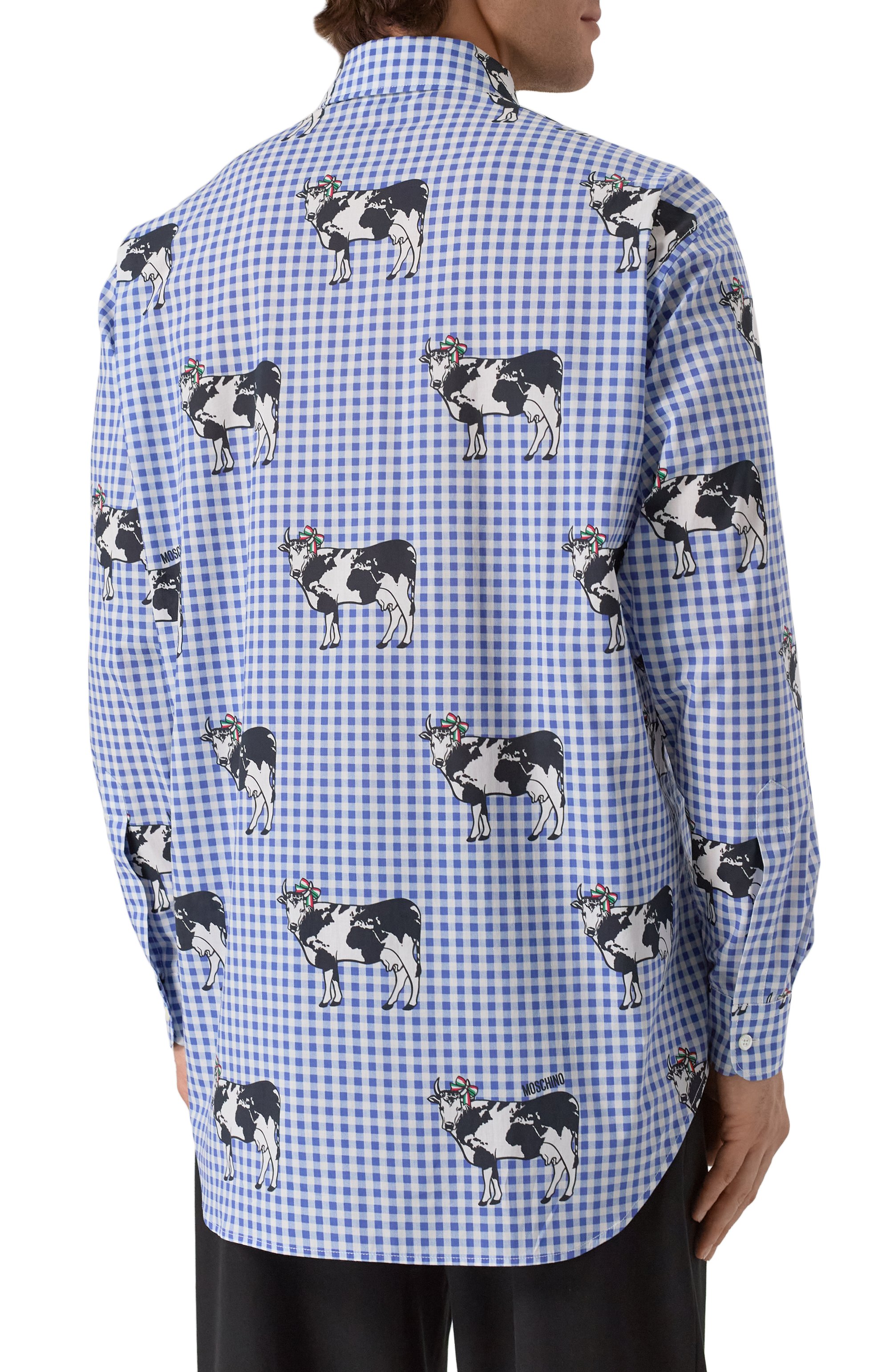 Хлопковая рубашка MOSCHINO, арт. V0211/5254, фото 4
